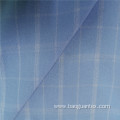 Checked Pattern 100% Polyester Chambray Fancy Fabric